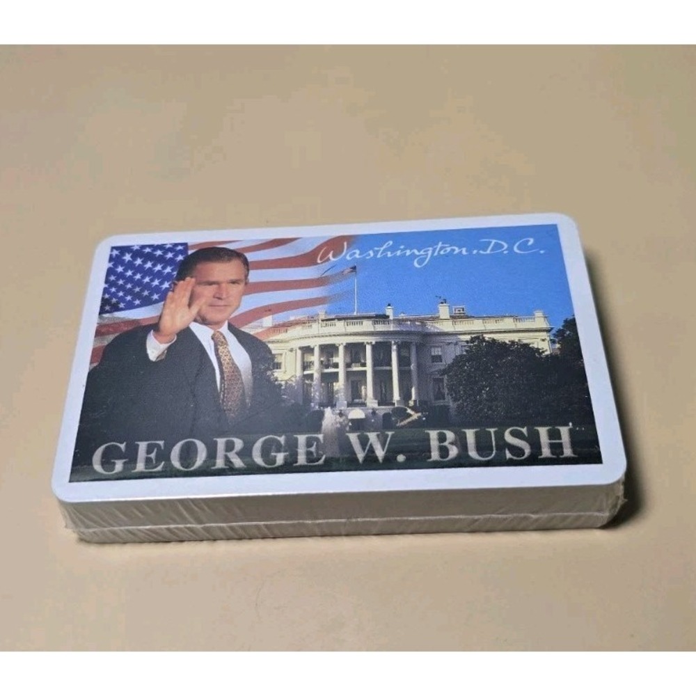 New Sealed Deck Of Playing Cards George W. Bush Never Used Souvenir